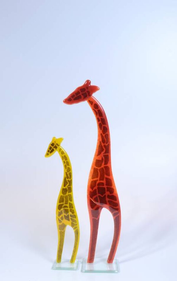Bettina Eberle Giraffe Joy gelb - rot