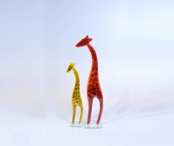 Bettina Eberle Giraffe Joy gelb - rot